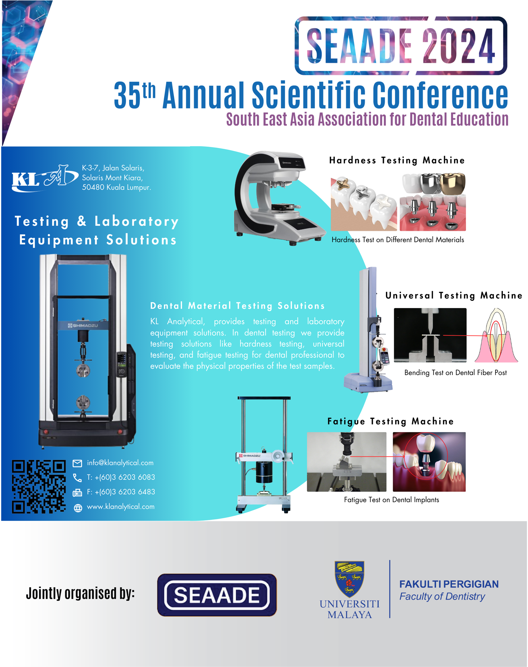 Dental Testing Solutions at SEAADE 2024 Conference